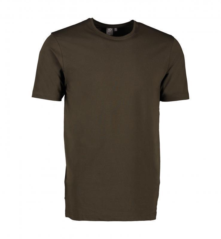 T-shirt męski ze stretchem ID 0594-Olive
