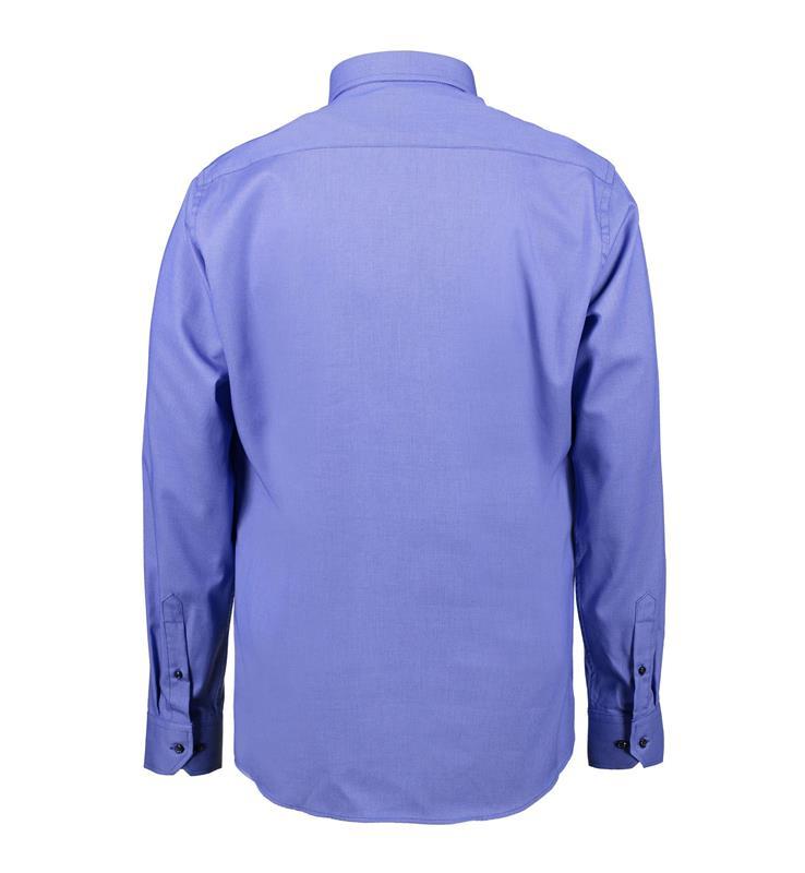 Męska koszula non iron SS Royal Oxford modern SS310-French Blue