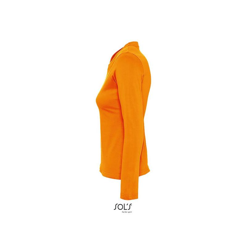 Damska koszulka z długim rękawem SOL'S MAJESTIC-Orange