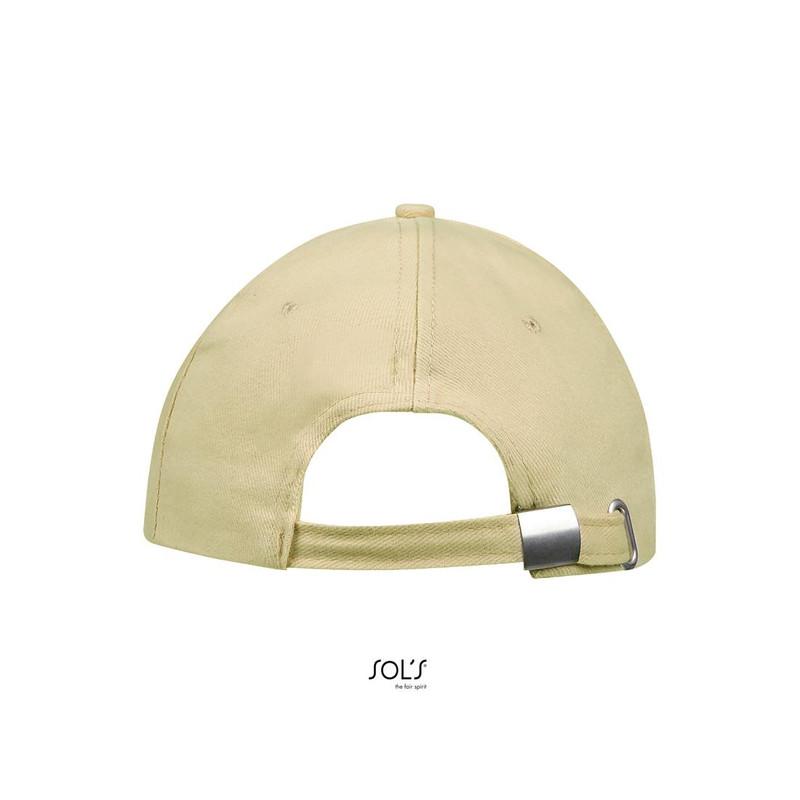 6-panelowa czapka z daszkiem SOL'S BUFFALO-Beige