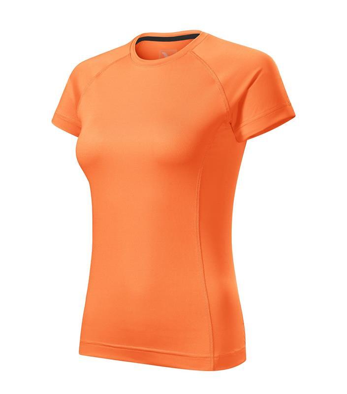 T-shirt damski MALFINI Destiny 176-neon mandarine