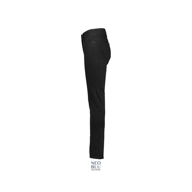 Damskie jeansy stretch NEOBLU GASPARD WOMEN-Deep black