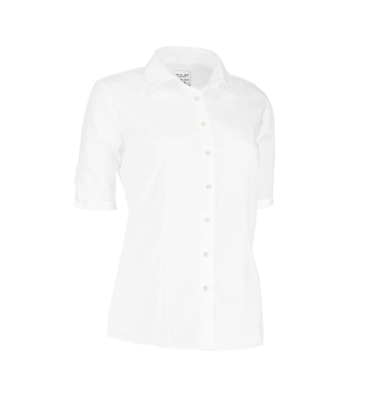 Damska koszula non iron SS Fine Twill modern s/s S721 - White