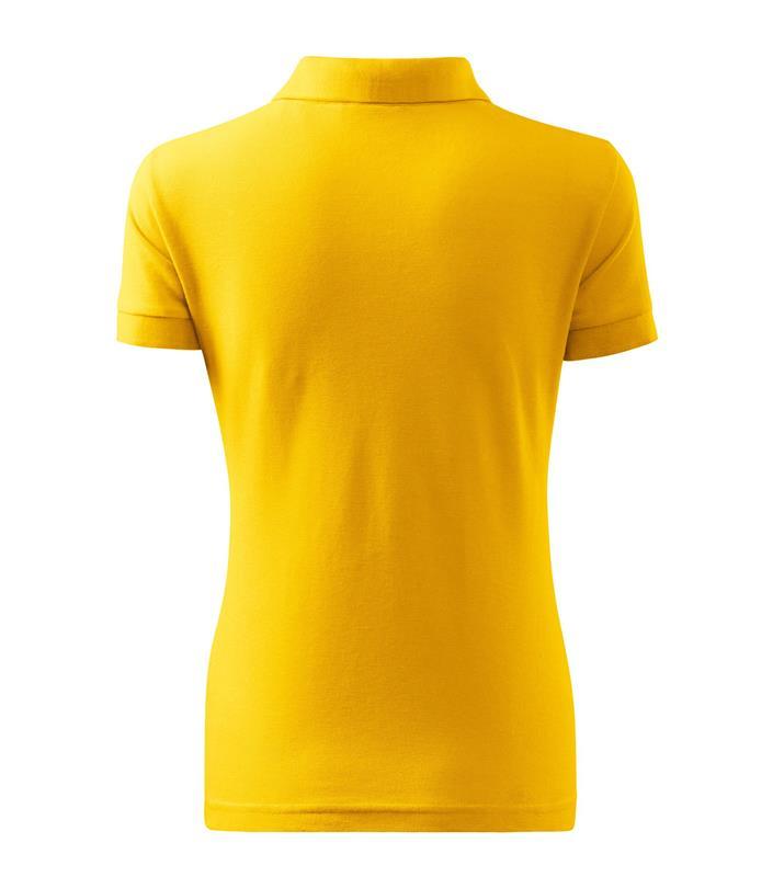 Damska koszulka polo MALFINI Cotton Heavy 216-żółty