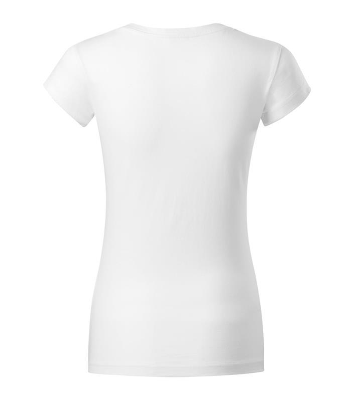 Damska koszulka MALFINI Fit V-neck 162-biały