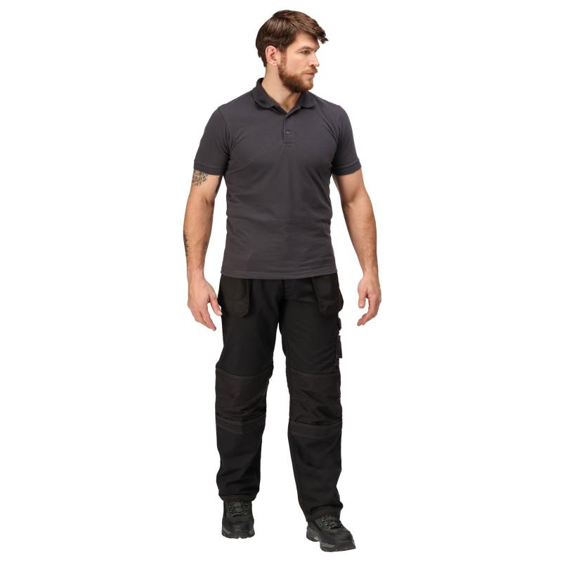 Męskie spodnie robocze Regatta Professional HARDWEAR HOLSTER TROUSERS regular-Black
