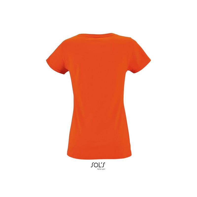 Damska koszulka z bio bawełny SOL'S MILO WOMEN-Orange
