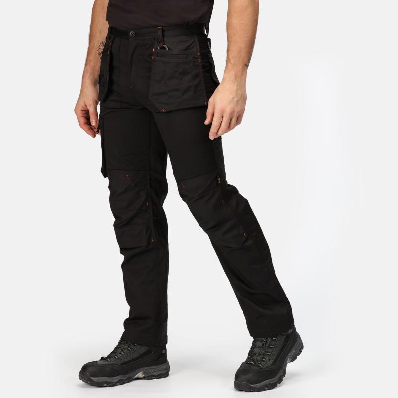 Spodnie robocze wzmacniane Regatta Professional INCURSION HOLSTER TROUSER regular-Black