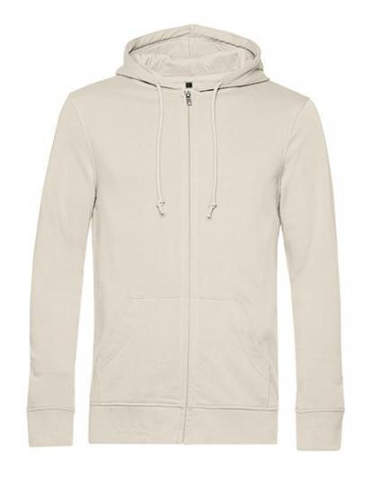 B&C Inspire Zipped Hood Jacket_°– Off White