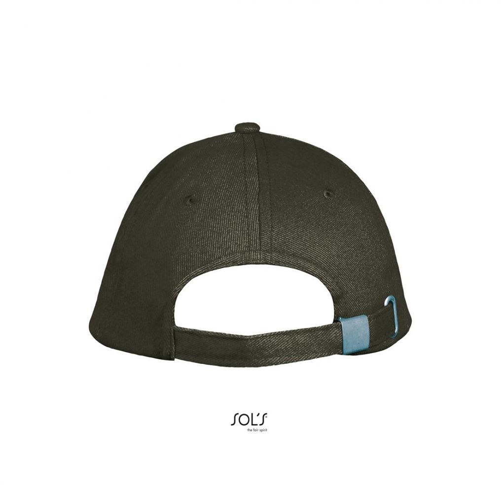 5-panelowa czapka z daszkiem SOL'S LONG BEACH-Army / Beige