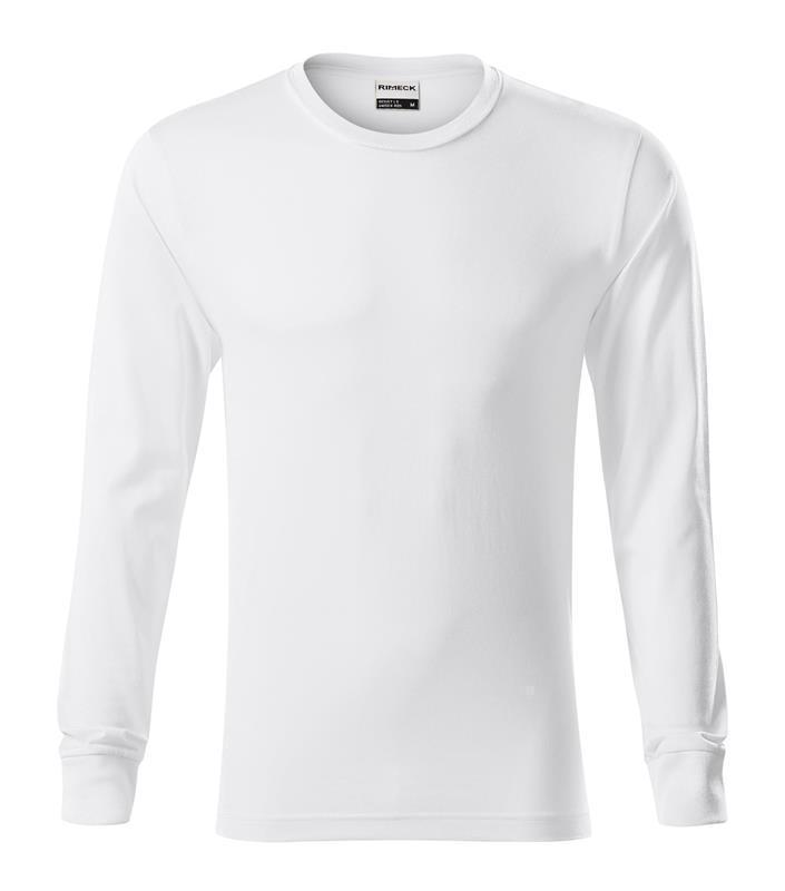 T-shirt z długim rękawem RIMECK Resist LS R05-biały