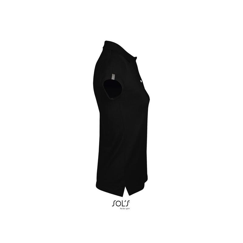 Damska kontrastowa koszulka polo SOL'S PORTLAND WOMEN-Black