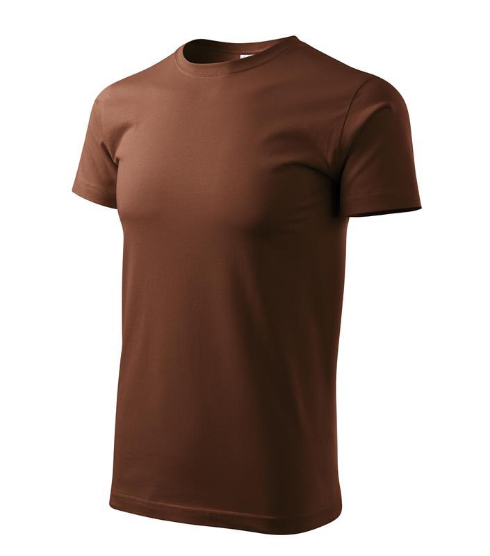 Męska klasyczna koszulka MALFINI Basic 129-czekoladowy