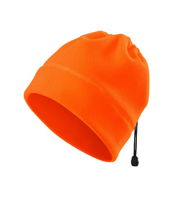 Polarowa czapka odblaskowa RIMECK HV Practic 5V9-fluorescencyjny pomarańczowy