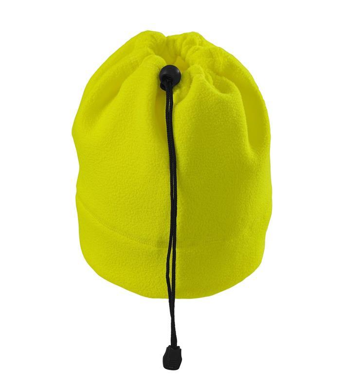 Polarowa czapka odblaskowa RIMECK HV Practic 5V9-fluorescencyjny żółty