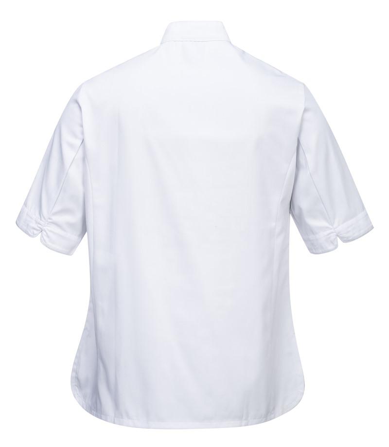 Damska bluza kucharska na guziki PORTWEST Rachel C737-White