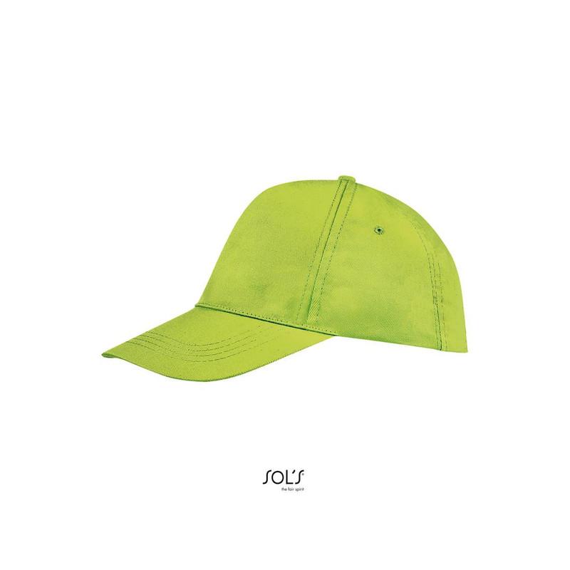 5-panelowa czapka z daszkiem SOL'S BUZZ-Apple green