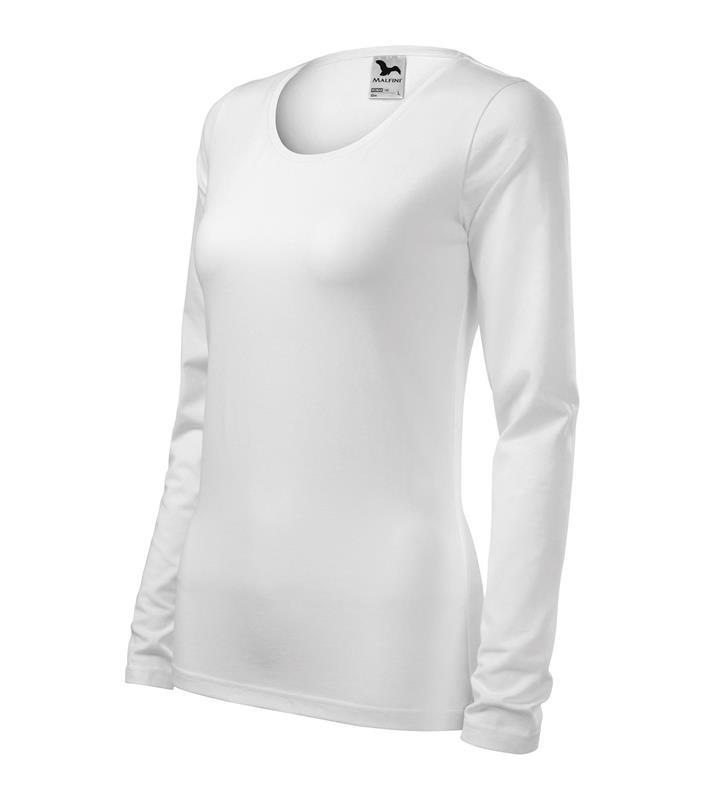 T-shirt koszulka damska MALFINI Slim 139-biały