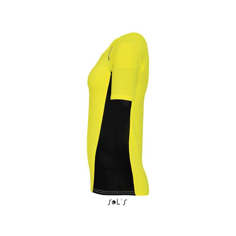 Damska koszulka sportowa SOL'S SYDNEY WOMEN-Neon yellow