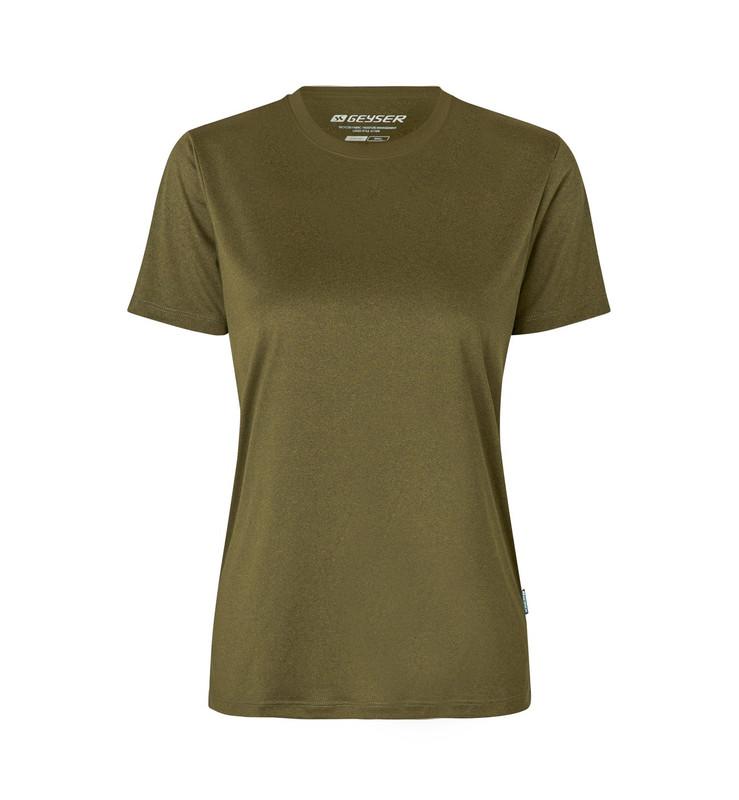 T-shirt GEYSER I essential | damski-Olive