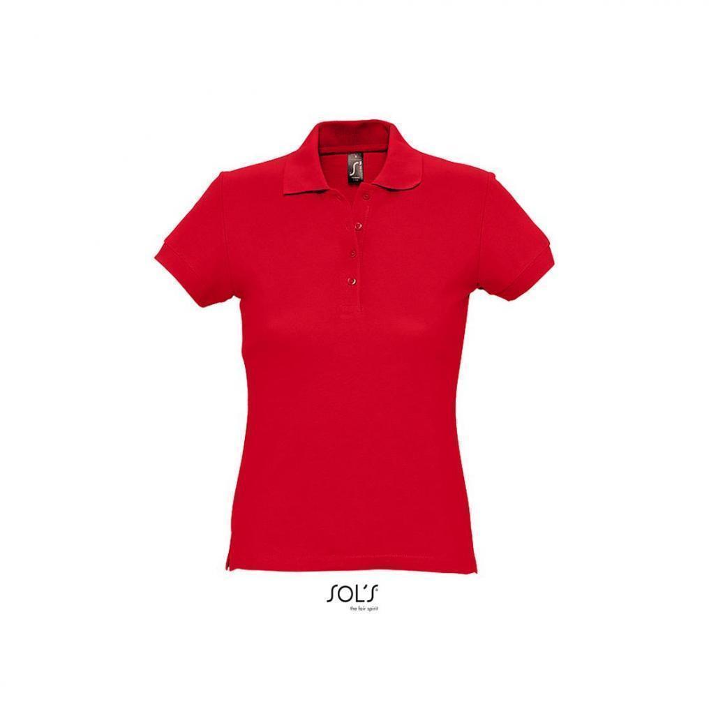 Damska koszulka polo SOL'S PASSION-Red