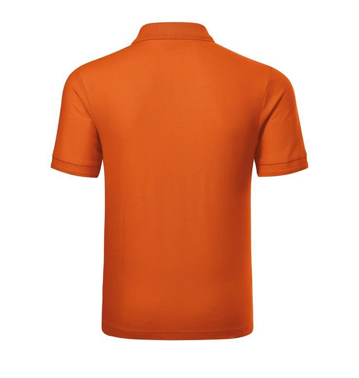 Męska koszulka polo RIMECK Reserve R22-pomarańczowy