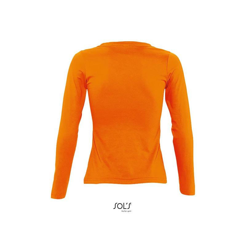 Damska koszulka z długim rękawem SOL'S MAJESTIC-Orange