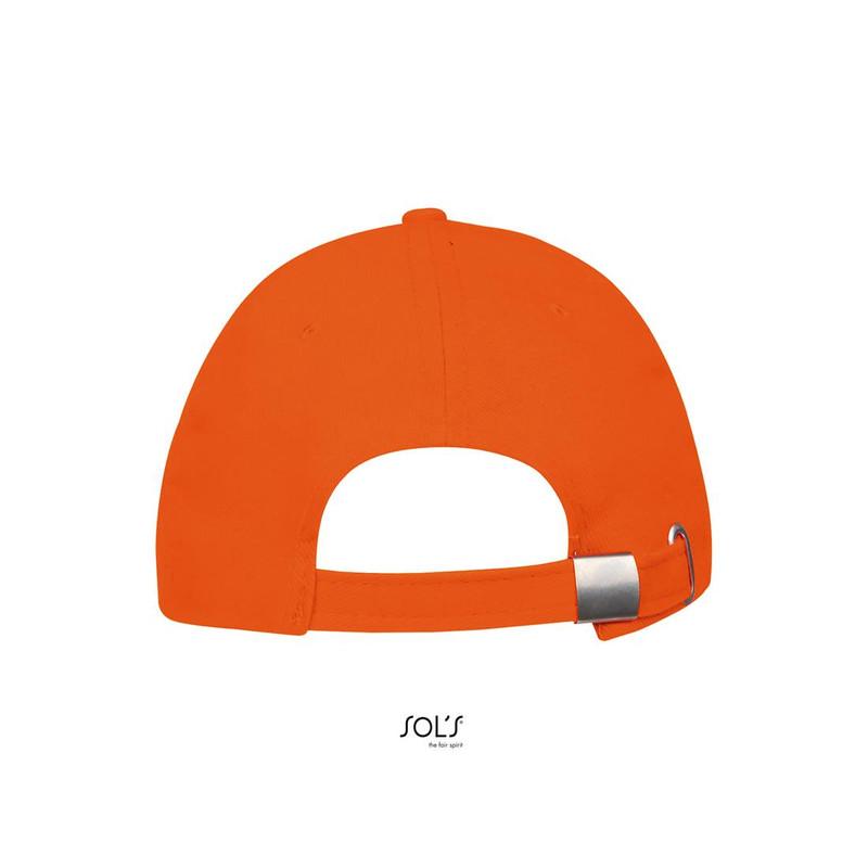 6-panelowa czapka z daszkiem SOL'S BUFFALO-Orange