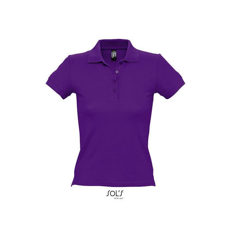 Damska koszulka polo SOL'S PEOPLE-Dark purple