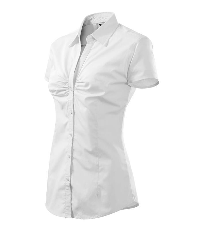 Damska koszula z krótkim rękawem MALFINI Chic 214-biały