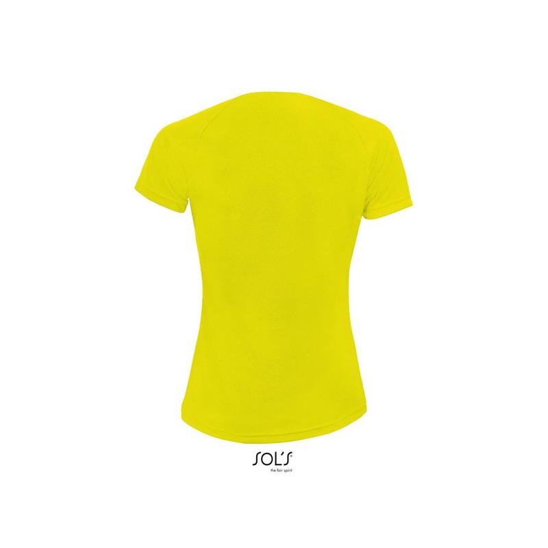 Damski t-shirt sportowy SOL'S SPORTY WOMEN-Neon yellow
