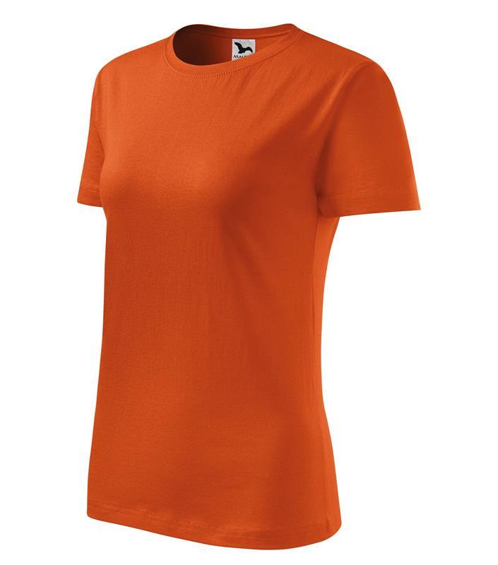 Klasyczna koszulka damska MALFINI Classic New 133-pomarańczowy