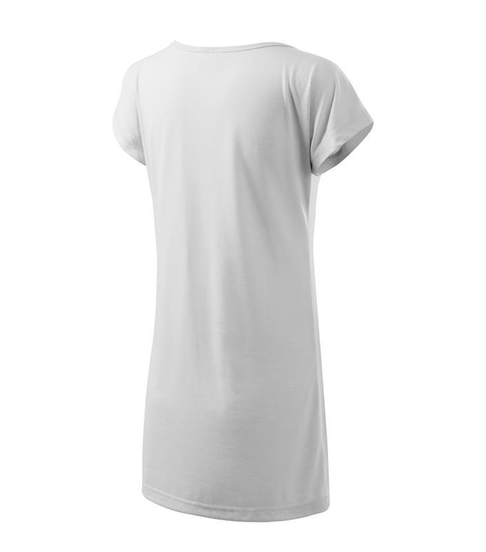 Koszulka/sukienka damska MALFINI Love 123-biały