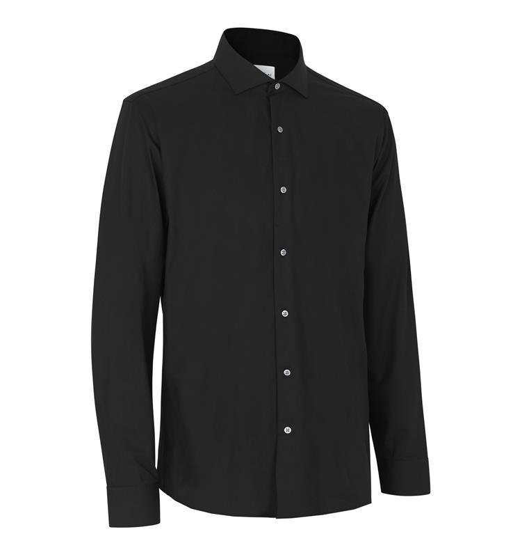 Męska koszula easy care SS Hybrid Shirt modern S50-Black