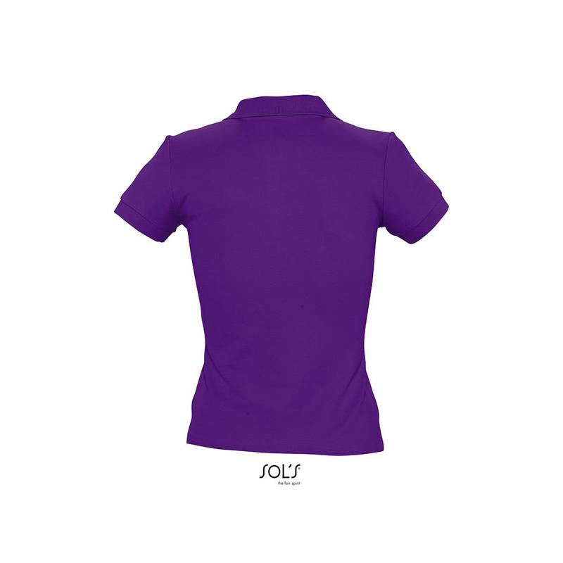 Damska koszulka polo SOL'S PEOPLE-Dark purple