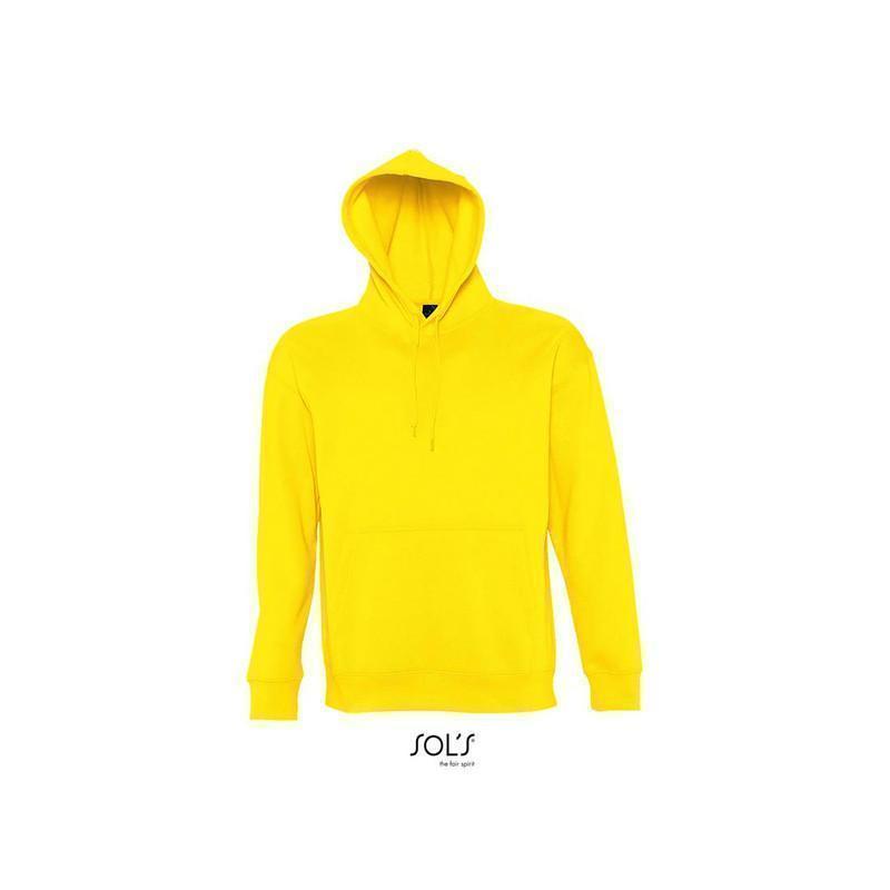 Męska bluza hoodie SOL'S SLAM-Lemon
