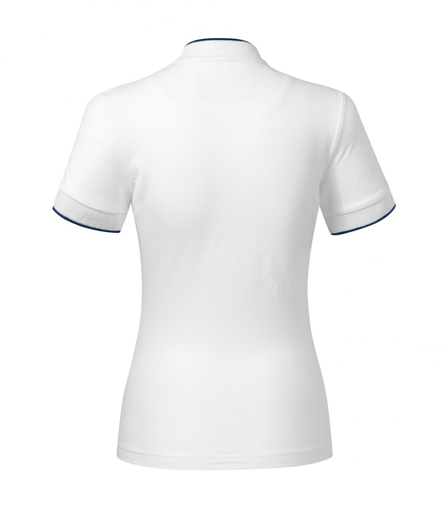Damska koszulka polo bez kołnierzyka MALFINI Diamond 274-biały