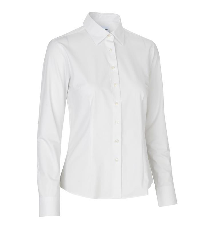 Damska koszula easy care SS Hybrid Shirt modern S52-White