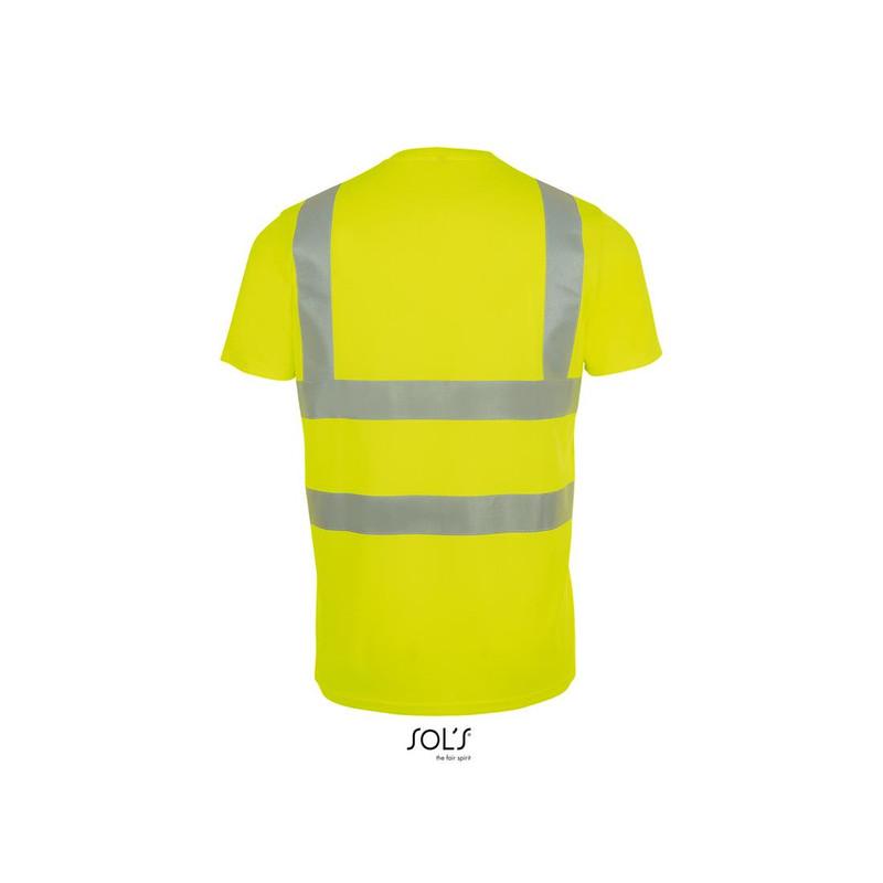 T-shirt odblaskowy SOL'S MERCURE PRO-Neon yellow