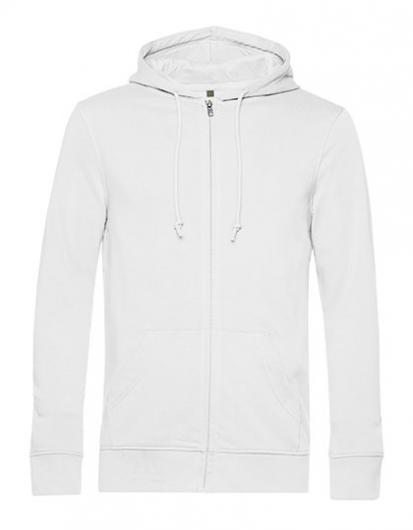B&C Inspire Zipped Hood Jacket_°– White