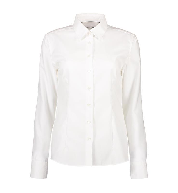 Damska koszula non iron SS Royal Oxford modern SS740-White