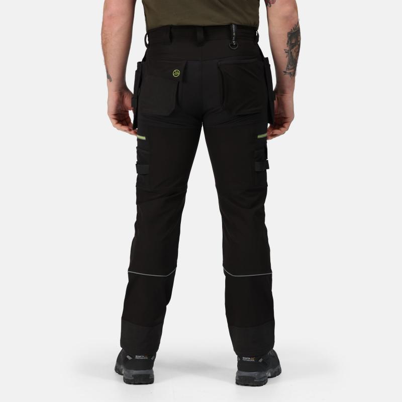 Spodnie robocze wzmacniane Regatta Professional TACTICAL INFILTRATE STRETCH TROUSER regular-Black