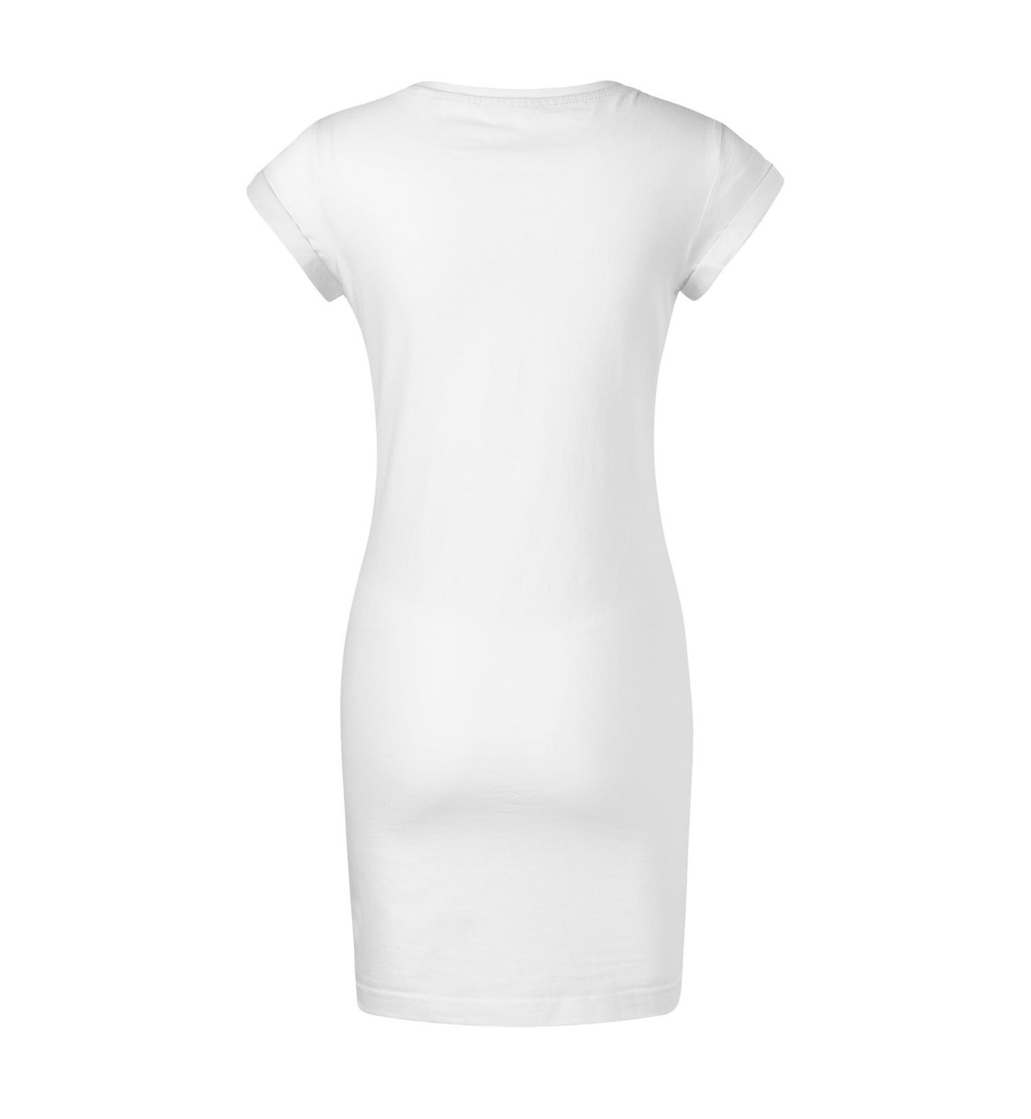 Damska sukienka reklamowa MALFINI Freedom 178-biały