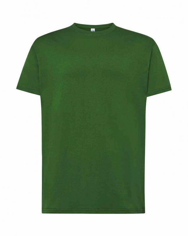 Męski t-shirt klasyczny JHK TSRA 190-Bottle green