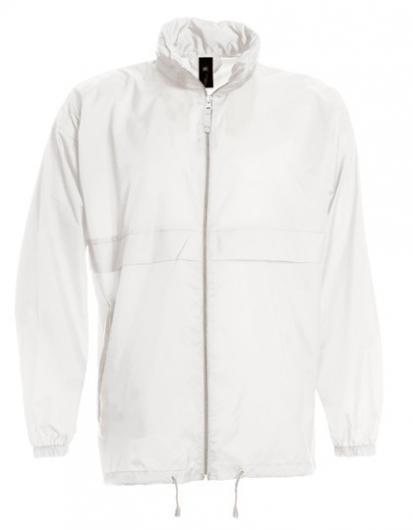 B&C Unisex Jacket Sirocco– White
