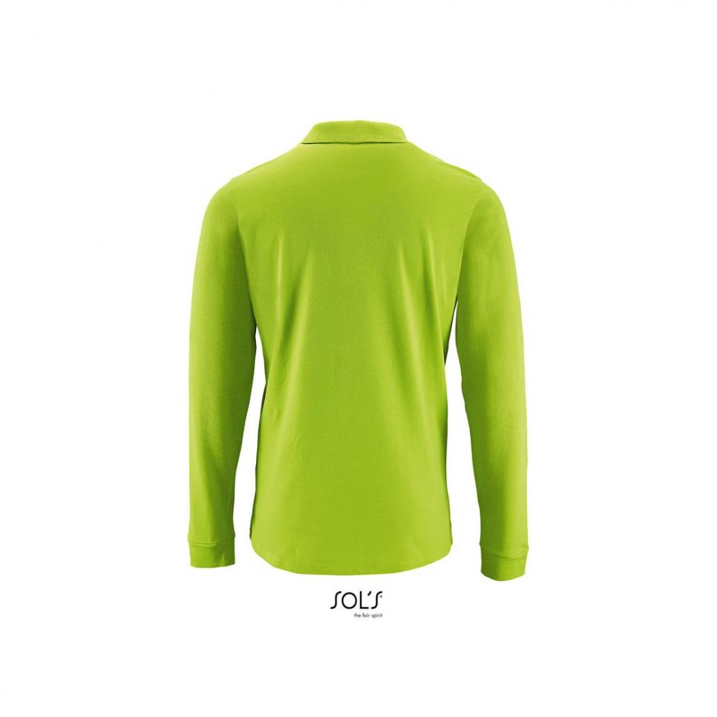 Męska koszulka polo z długim rękawem SOL'S PERFECT LSL MEN-Apple green