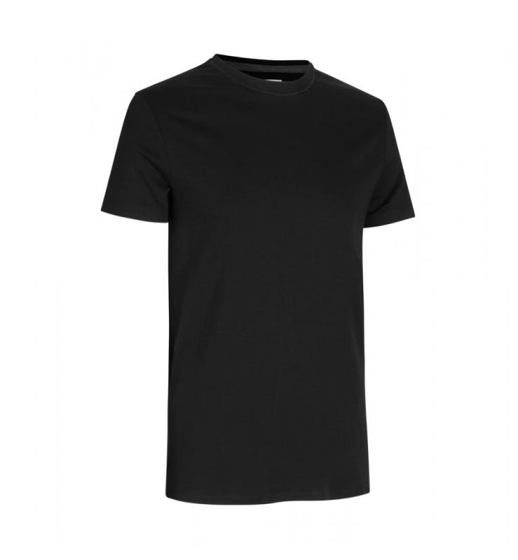 Męski t-shirt premium SEVEN SEAS O neck S620-Black