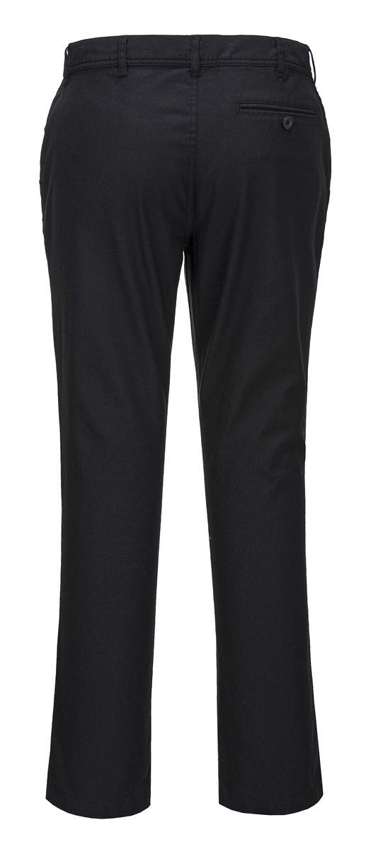 Slimowane spodnie robocze chinosy PORTWEST Stretch Slim S232-Black