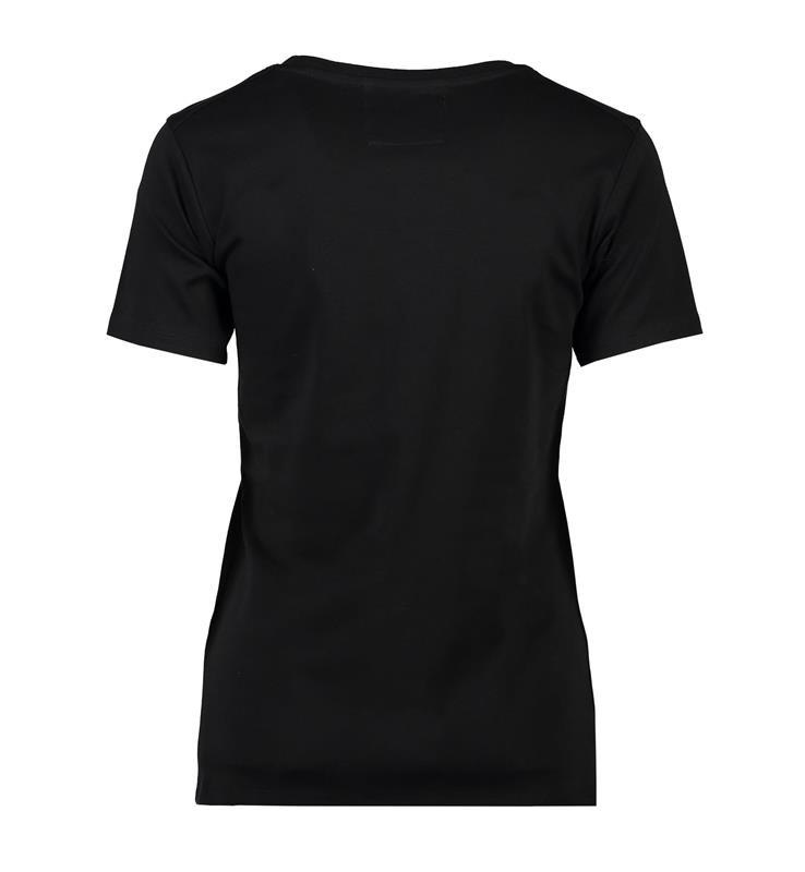 Damski t-shirt premium SEVEN SEAS O neck S630-Black