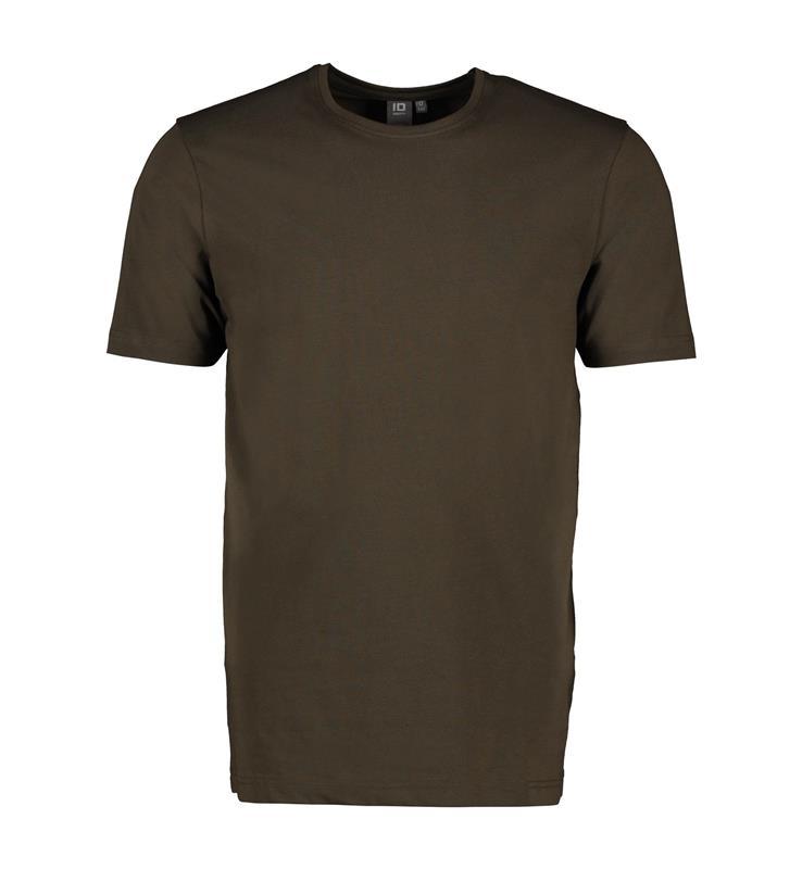 T-shirt męski ze stretchem ID 0594-Olive